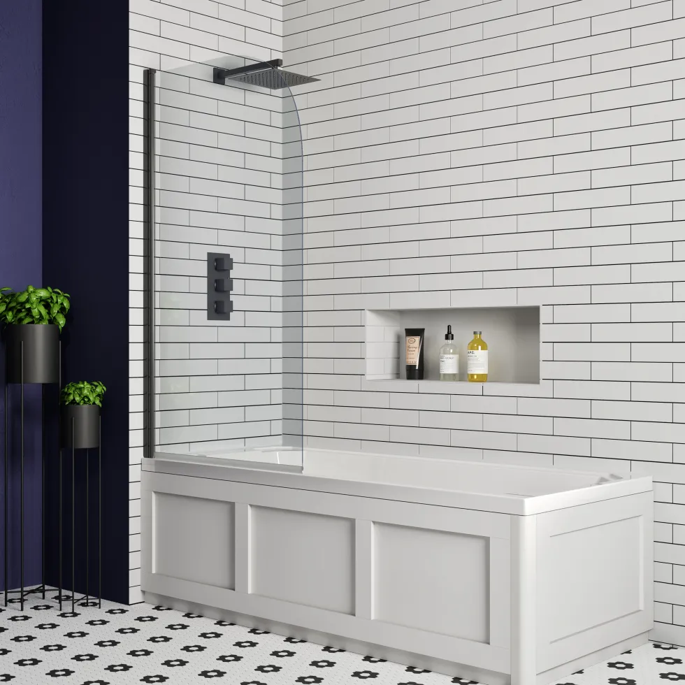 Butler & Rose Art Deco Shower Bath & Shower Screen