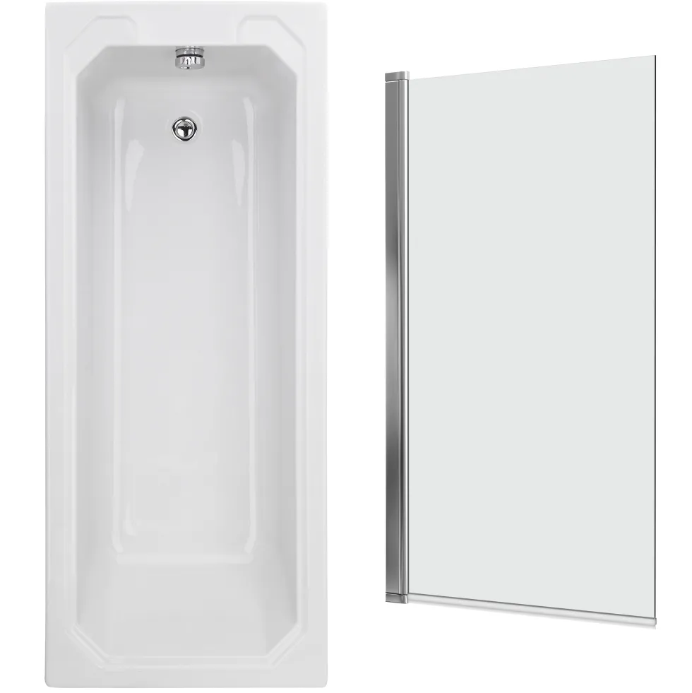 Butler & Rose Art Deco Shower Bath & Shower Screen