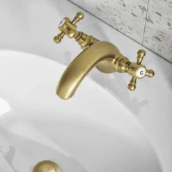 Butler & Rose Beatrice Brushed Brass Basin Mixer Tap