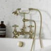 Butler & Rose Beatrice Brushed Brass Bath Shower Mixer & Kit
