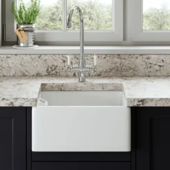 Butler & Rose Belfast / Butler Ceramic Fireclay Kitchen Sink - 460 x 380mm