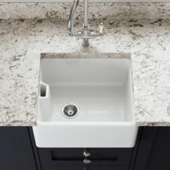 Butler & Rose Belfast / Butler Ceramic Fireclay Kitchen Sink - 460 x 380mm