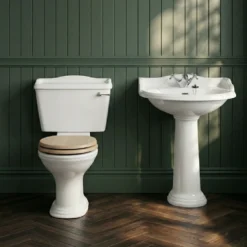 Butler & Rose Benedict Traditional Close Coupled Toilet (Excluding Seat)