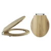 Butler & Rose Benedict Walnut Finish Soft Closing Top Fix Toilet Seat