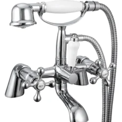 Butler & Rose Carlton Deck Mounted Bath Shower Mixer with Handset Kit