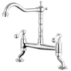 Butler & Rose Carlton Traditional Kitchen Bridge Mixer - Lever Handles