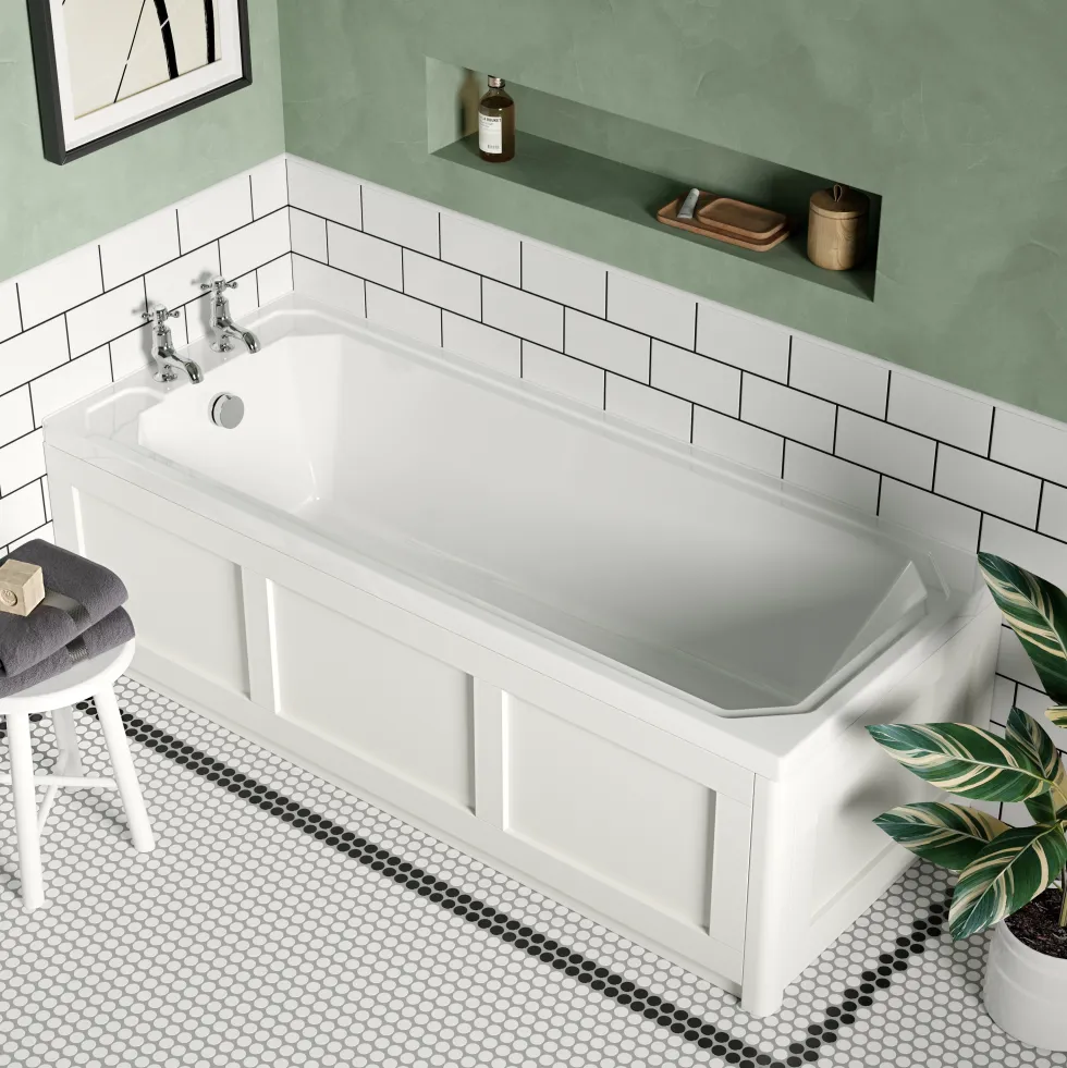 Butler & Rose Catherine Bathroom Suite with Shower Bath