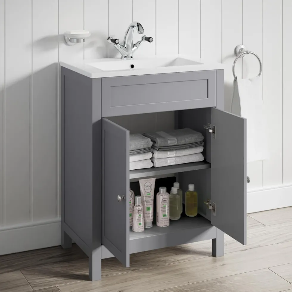 Butler & Rose Catherine Bathroom Suite with Vanity Unit & Close Coupled Toilet (Excluding Seat)