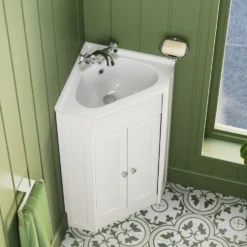 Butler & Rose Catherine Corner Cloakroom Vanity Unit with Basin