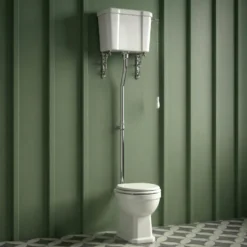 Butler & Rose Catherine High Level Toilet with Pan, Cistern & Flush Pipe Kit