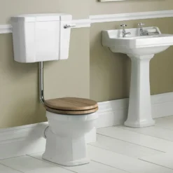 Butler & Rose Catherine Low Level Traditional Toilet - Pan & Cistern