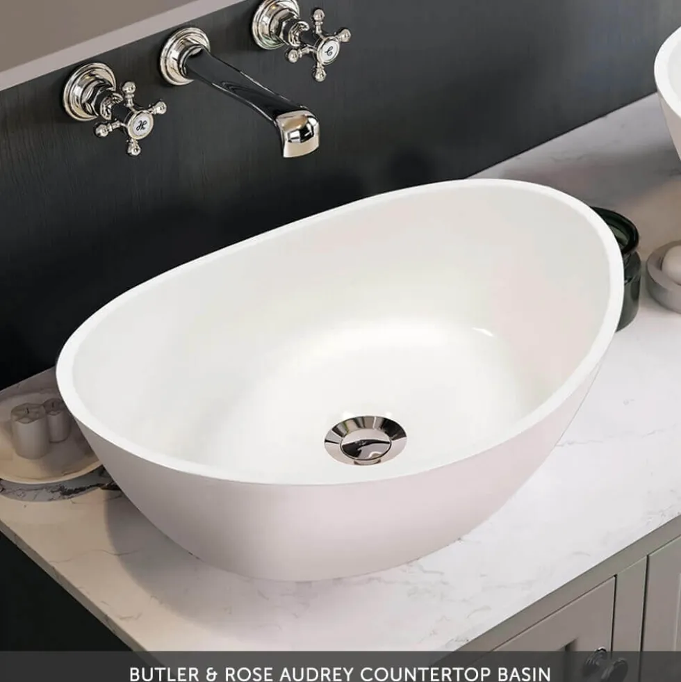 Butler & Rose Catherine 600mm Floorstanding Vanity Unit & Countertop