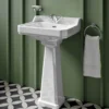 Butler & Rose Catherine 600mm Full Pedestal & Basin - 1 Tap Hole