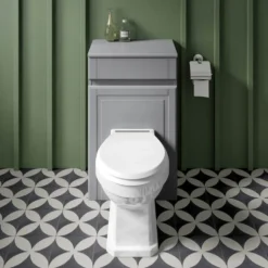 Butler & Rose Catherine Traditional Back to Wall Toilet (Excluding Seat)