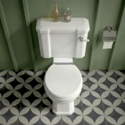 Butler & Rose Catherine Traditional Close Coupled Toilet (Excluding Seat)