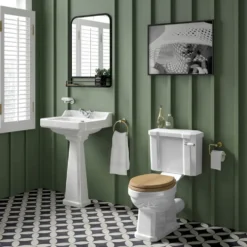 Butler & Rose Catherine Traditional Close Coupled Toilet (Excluding Seat)