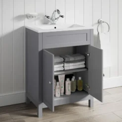 Butler & Rose Catherine Traditional Floorstanding Vanity Unit with Basin