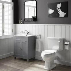 Butler & Rose Catherine Traditional Floorstanding Vanity Unit with Basin