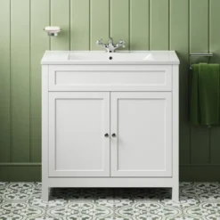 Butler & Rose Catherine Traditional 800mm Floorstanding Vanity Unit with Basin