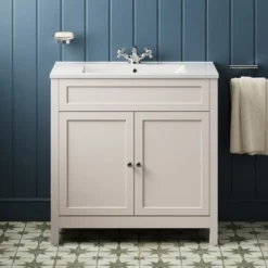 Butler & Rose Catherine Traditional 800mm Floorstanding Vanity Unit with Basin