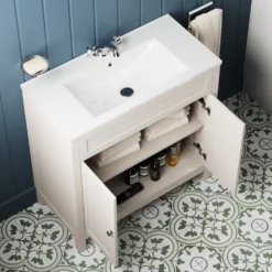 Butler & Rose Catherine Traditional 800mm Floorstanding Vanity Unit with Basin