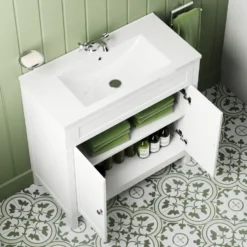 Butler & Rose Catherine Traditional 800mm Floorstanding Vanity Unit with Basin
