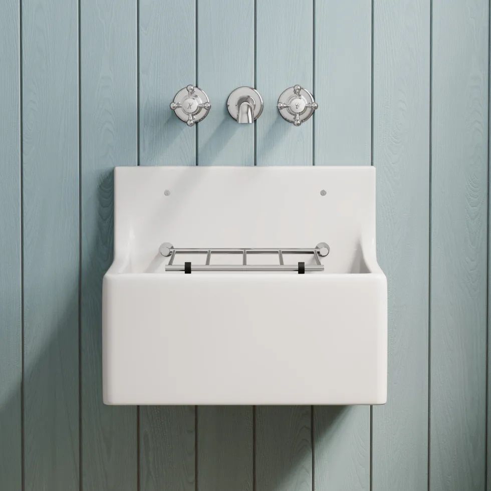 Butler & Rose Ceramic Fireclay Cleaner Sink - 455 x 396mm