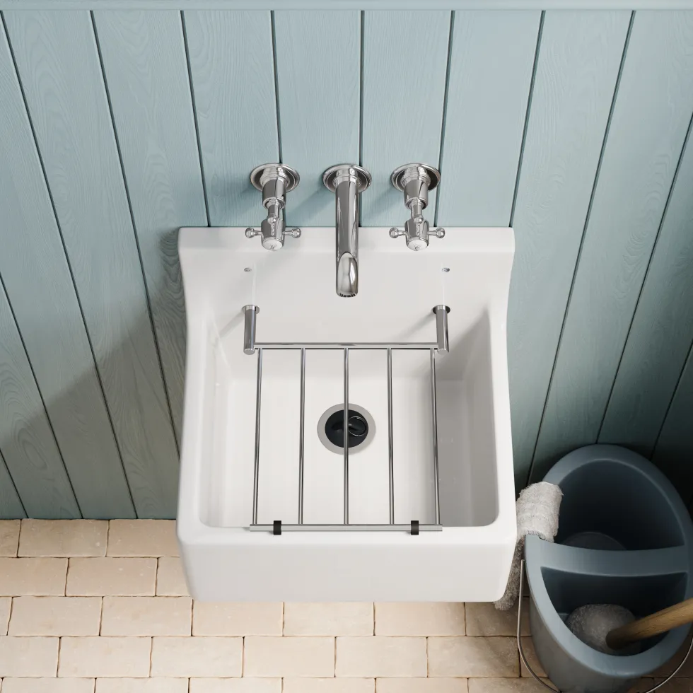 Butler & Rose Ceramic Fireclay Cleaner Sink - 455 x 396mm