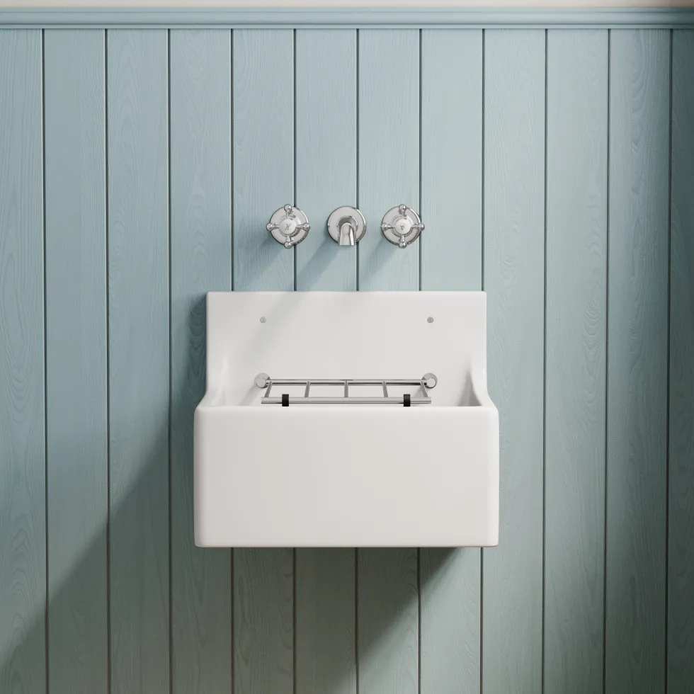 Butler & Rose Ceramic Fireclay Cleaner Sink - 455 x 396mm