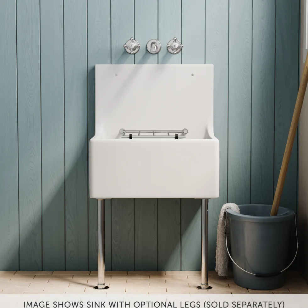 Butler & Rose Ceramic Fireclay Cleaner Sink - 515 x 393mm