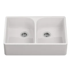 Butler & Rose Ceramic Fireclay Double Belfast Kitchen Sink - 795 x 500mm