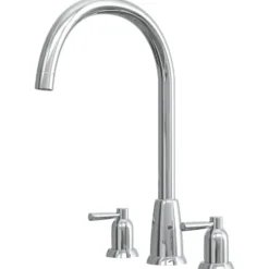 Butler & Rose Daphne 3 Hole Curved Spout Kitchen Mixer Tap with Lever Handles