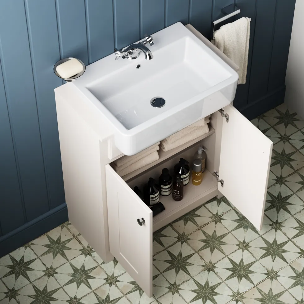 Butler & Rose Darcy Traditional Floorstanding Vanity Unit with Belfast Basin