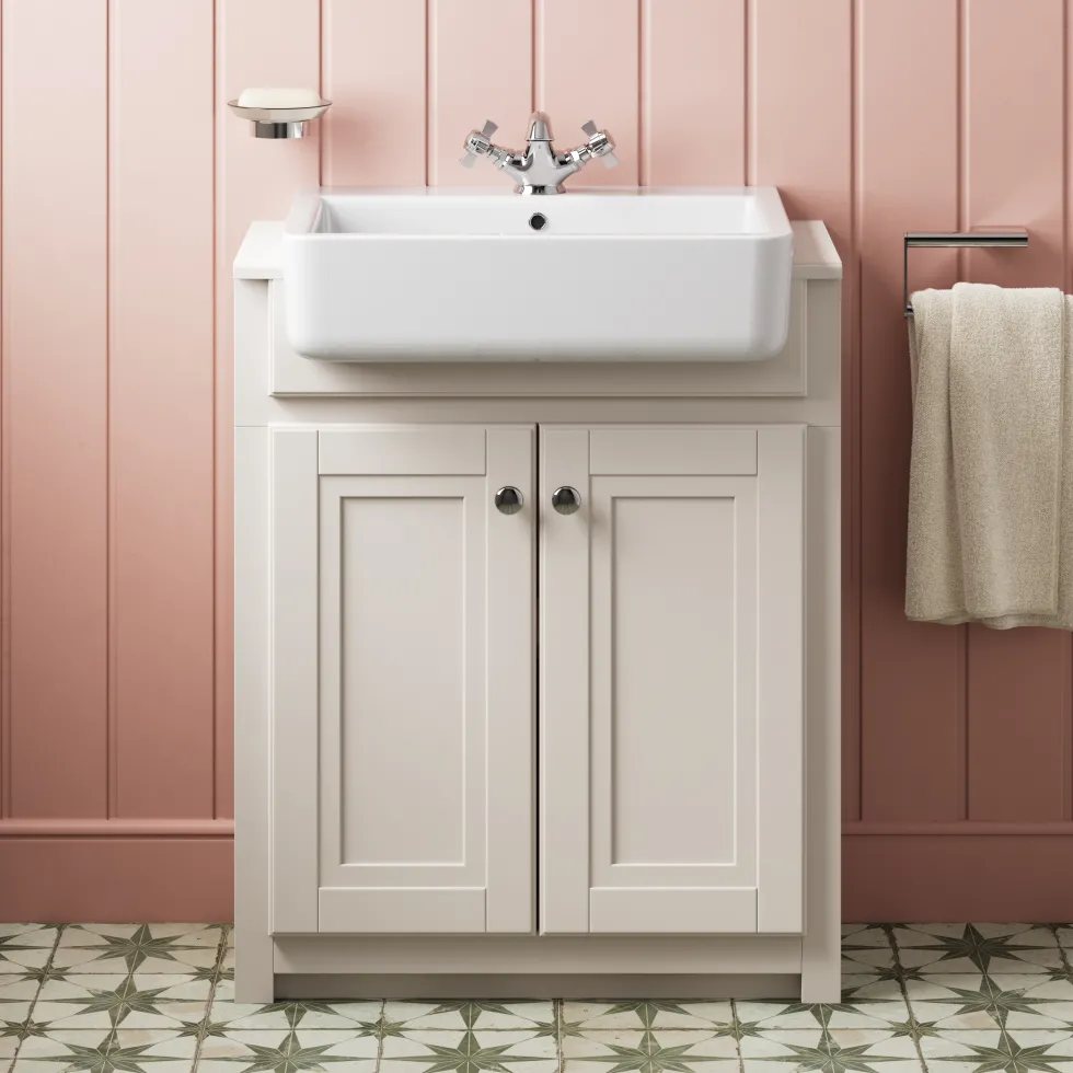 Butler & Rose Darcy Traditional Floorstanding Vanity Unit with Belfast Basin