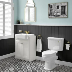 Butler & Rose Darcy Traditional Floorstanding Vanity Unit with Belfast Basin