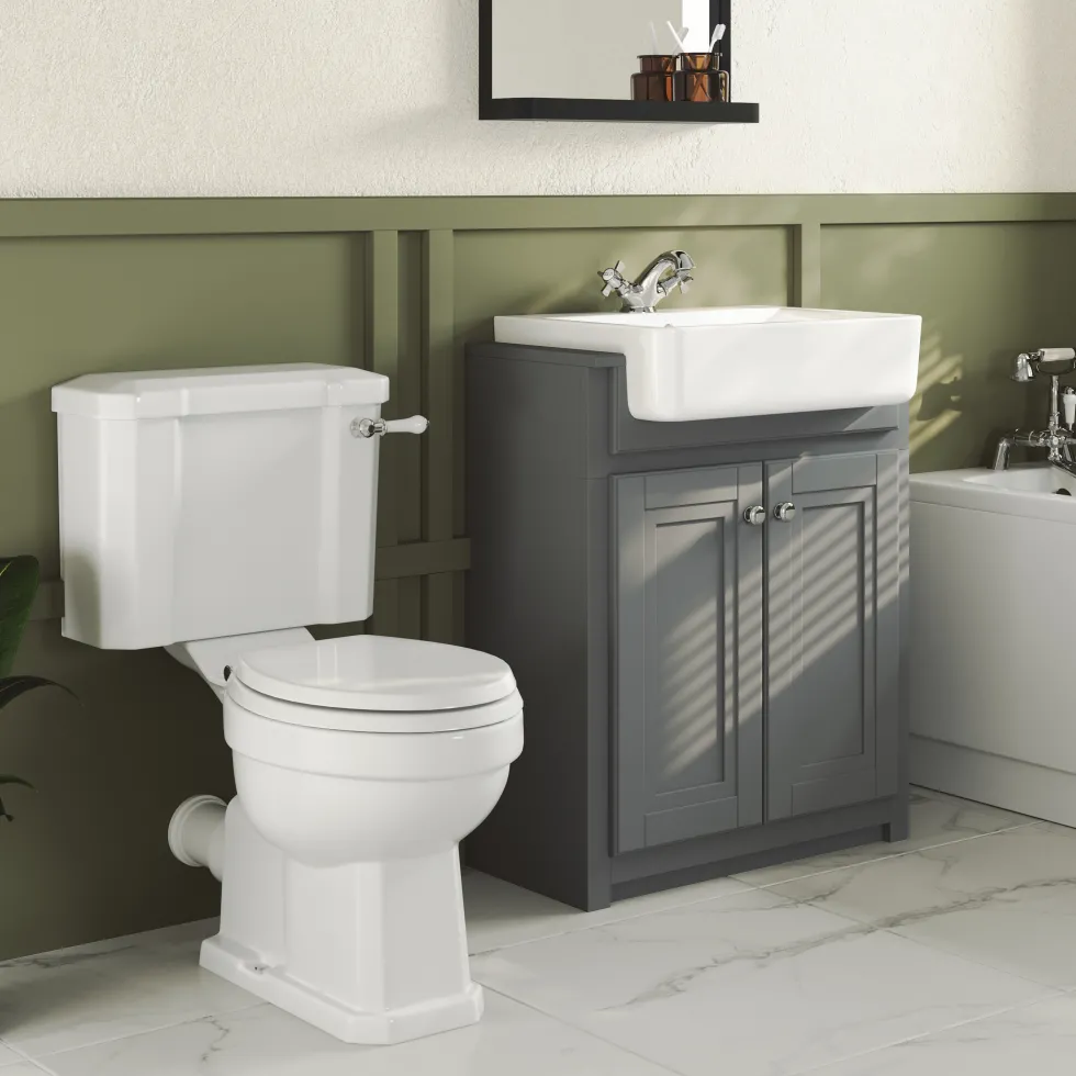 Butler & Rose Darcy Traditional Toilet & Vanity Unit Bathroom Suite