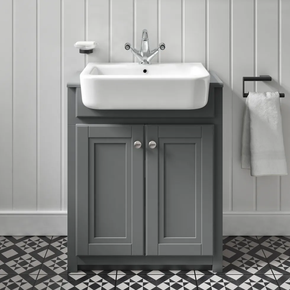 Butler & Rose Darcy Traditional Toilet & Vanity Unit Bathroom Suite