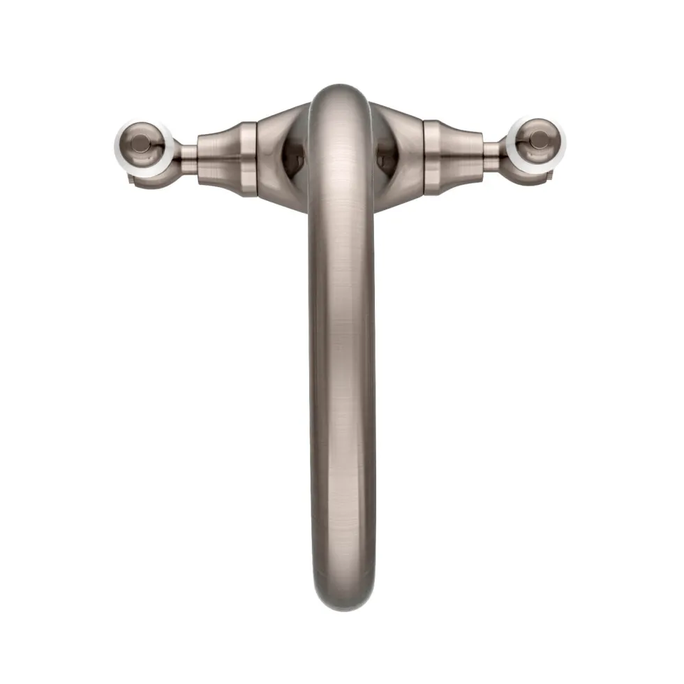 Butler & Rose Elizabeth Traditional Mono Kitchen Mixer - Brushed Nickel