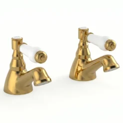 Butler & Rose Eliza Lever Bath Pillar Taps