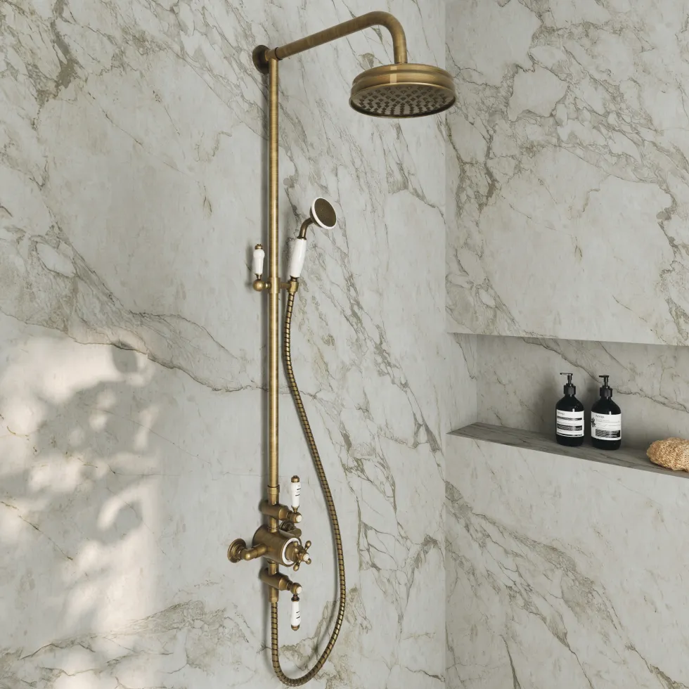 Butler & Rose Eliza Traditional 2 Outlet Exposed Shower Kit
