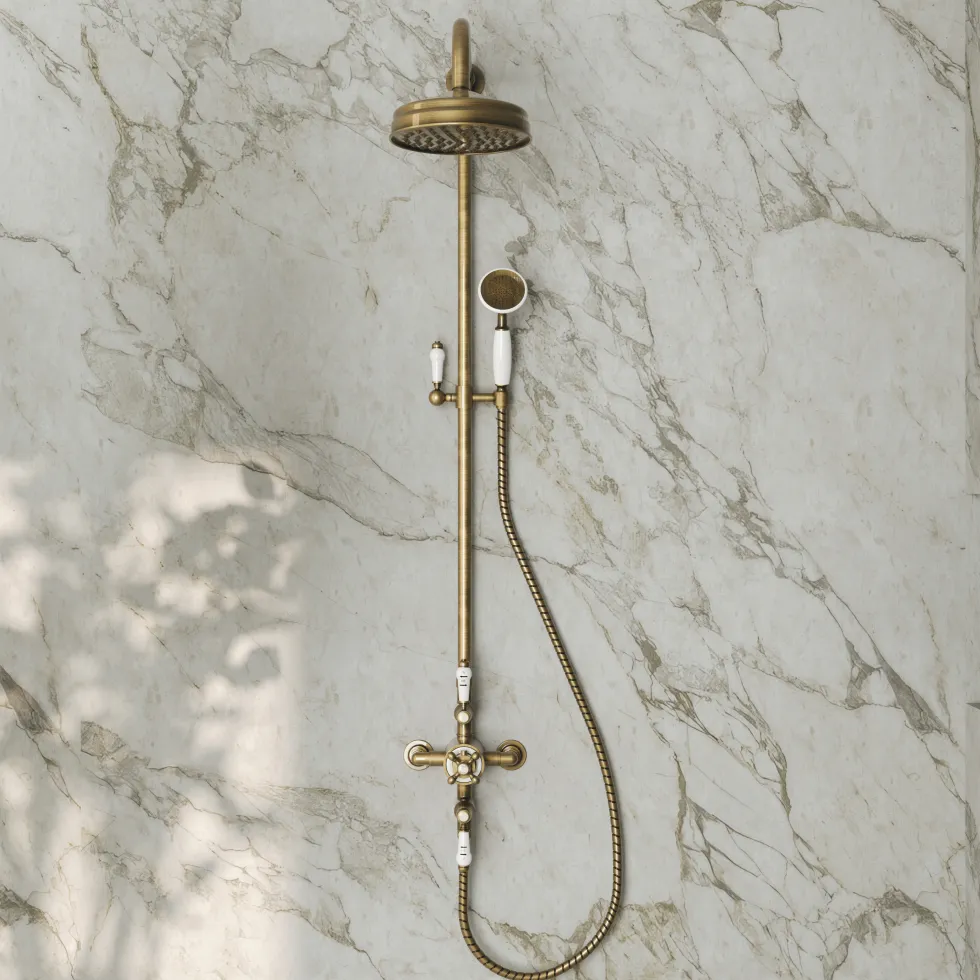 Butler & Rose Eliza Traditional 2 Outlet Exposed Shower Kit