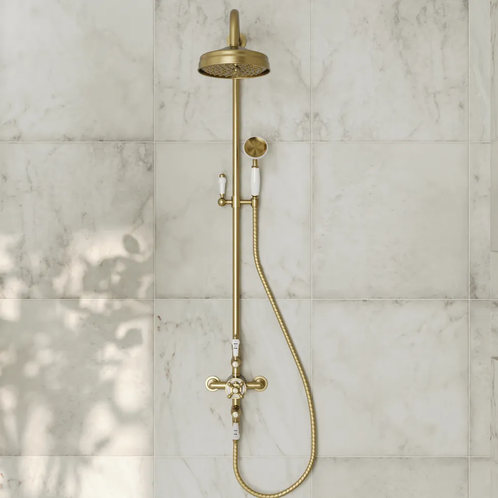 Butler & Rose Eliza Traditional 2 Outlet Exposed Shower Kit