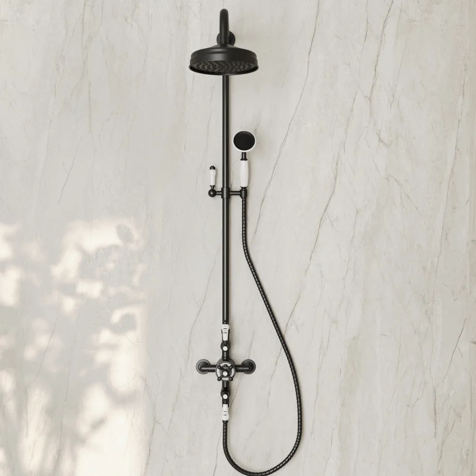 Butler & Rose Eliza Traditional 2 Outlet Exposed Shower Kit