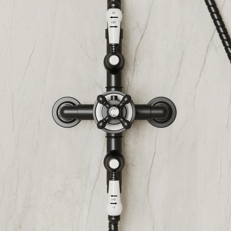 Butler & Rose Eliza Traditional 2 Outlet Exposed Shower Kit