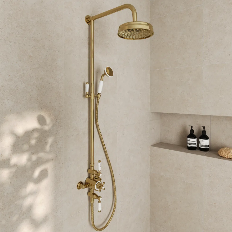 Butler & Rose Eliza Traditional 2 Outlet Exposed Shower Kit