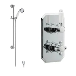 Butler & Rose Genevieve Concealed Thermostatic Shower Valve & Slide Rail Kit