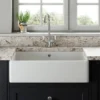 Butler & Rose Large Belfast / Butler Ceramic Fireclay Kitchen Sink - 795 x 500mm