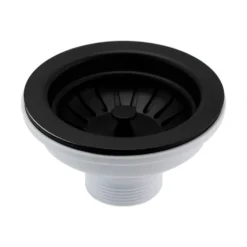 Butler & Rose 90mm Basket Strainer Kitchen Sink Waste - Matt Black