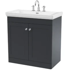 Butler & Rose Ophelia 800mm Floorstanding 2 Door Vanity Unit & Basin