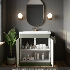 Butler & Rose Ophelia 800mm Floorstanding 2 Door Vanity Unit & Basin